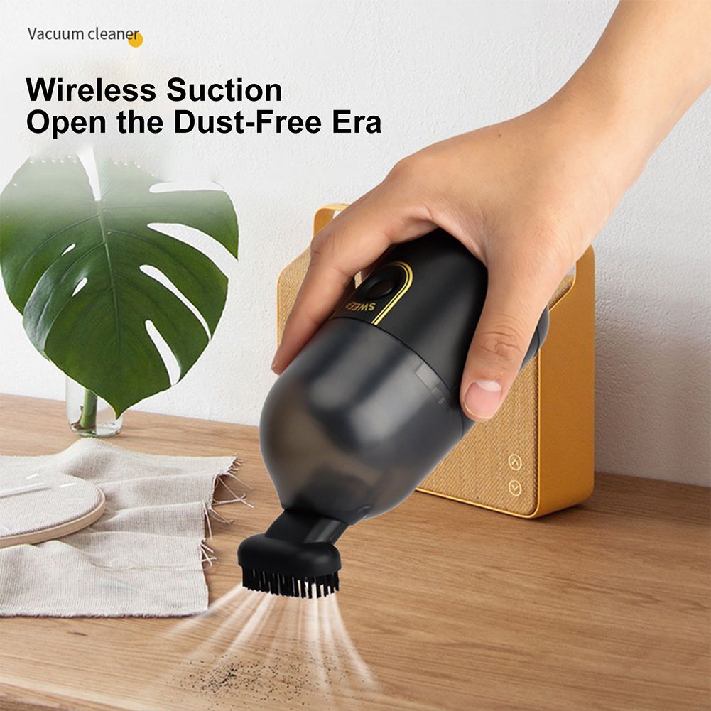 مكنسة كهربائية يدوية صغيرة محمولة ولاسلكية للمنازل - Image 4