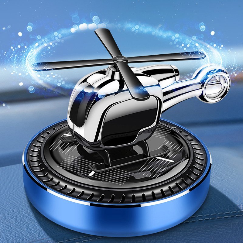 معطر جو للسيارة يعمل بالطاقة الشمسية على شكل طائرة - Image 3