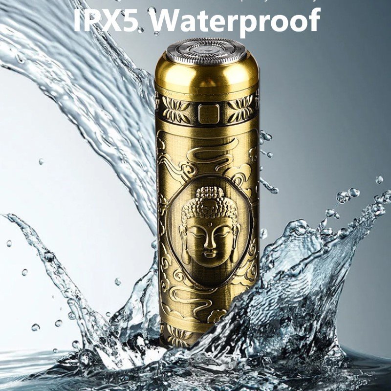 ماكينة حلاقة صغيرة مقاومة للماء وقابلة لإعادة الشحن - Image 3