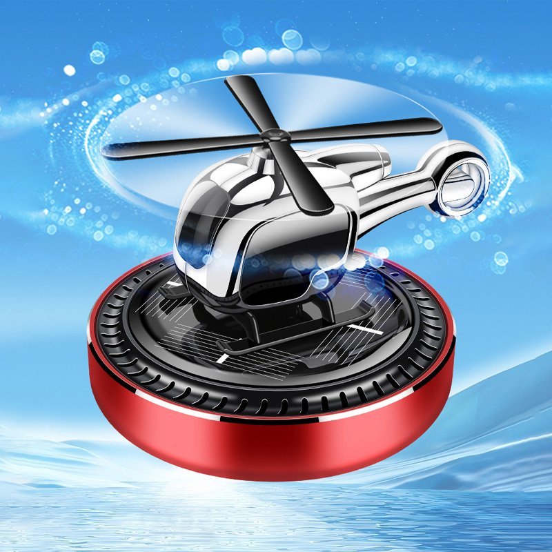 معطر جو للسيارة يعمل بالطاقة الشمسية على شكل طائرة - Image 4