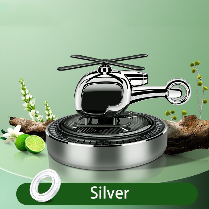 معطر جو للسيارة يعمل بالطاقة الشمسية على شكل طائرة - Image 5