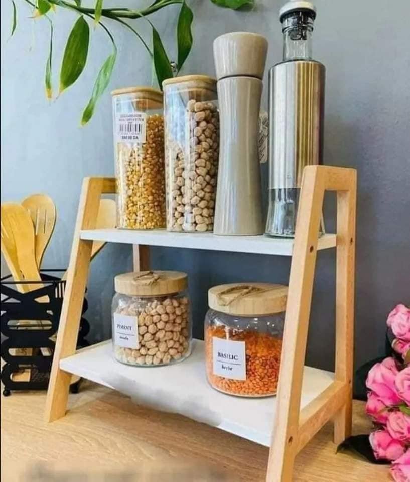 رف من الخيزران المزخرف للحمام والكتب - Image 6