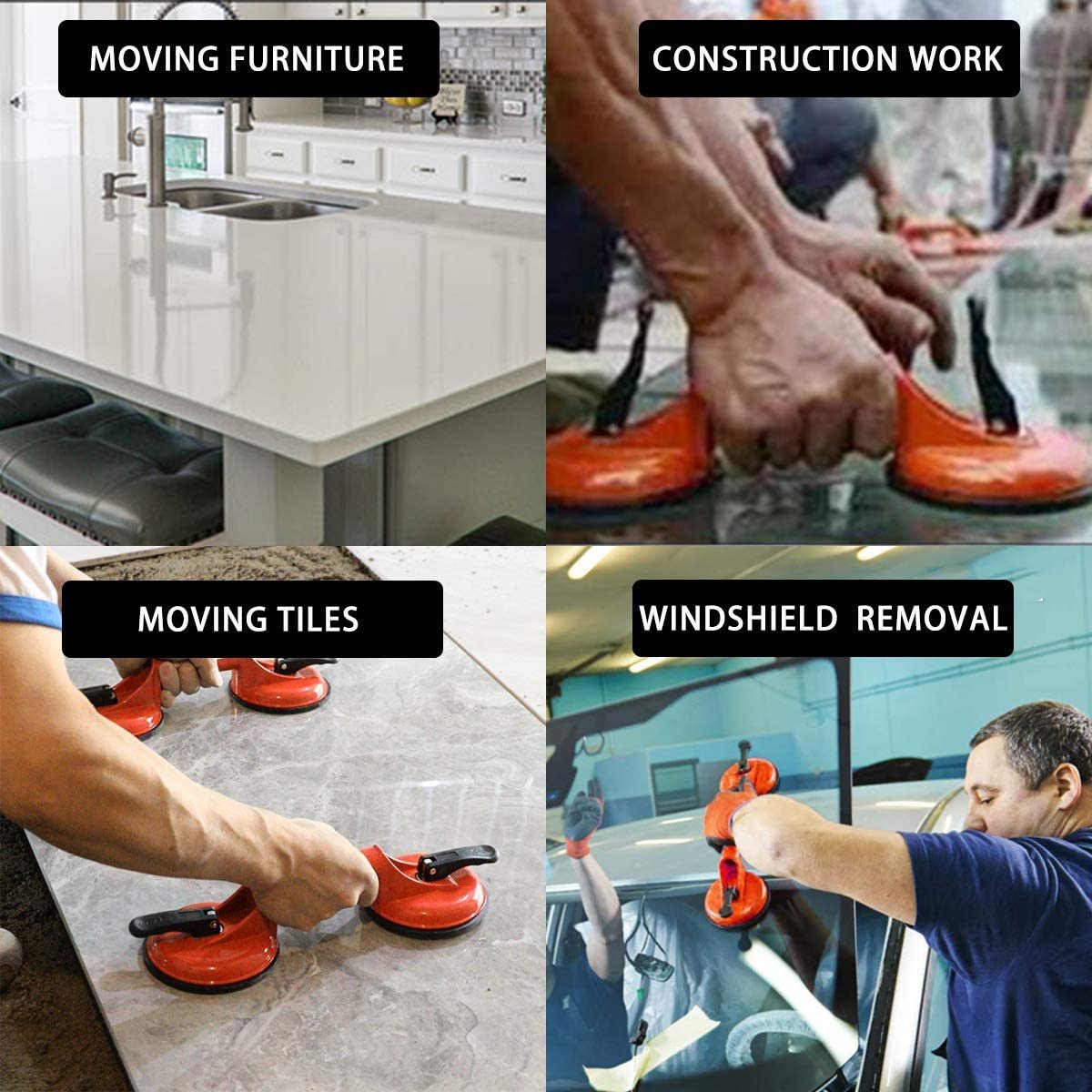 كوب شفط مزدوج المخالب للسيارة والبلاط والزجاج - Image 7