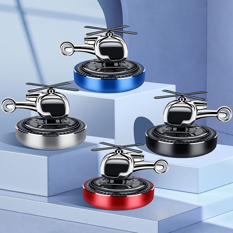 معطر جو للسيارة يعمل بالطاقة الشمسية على شكل طائرة - Image 7