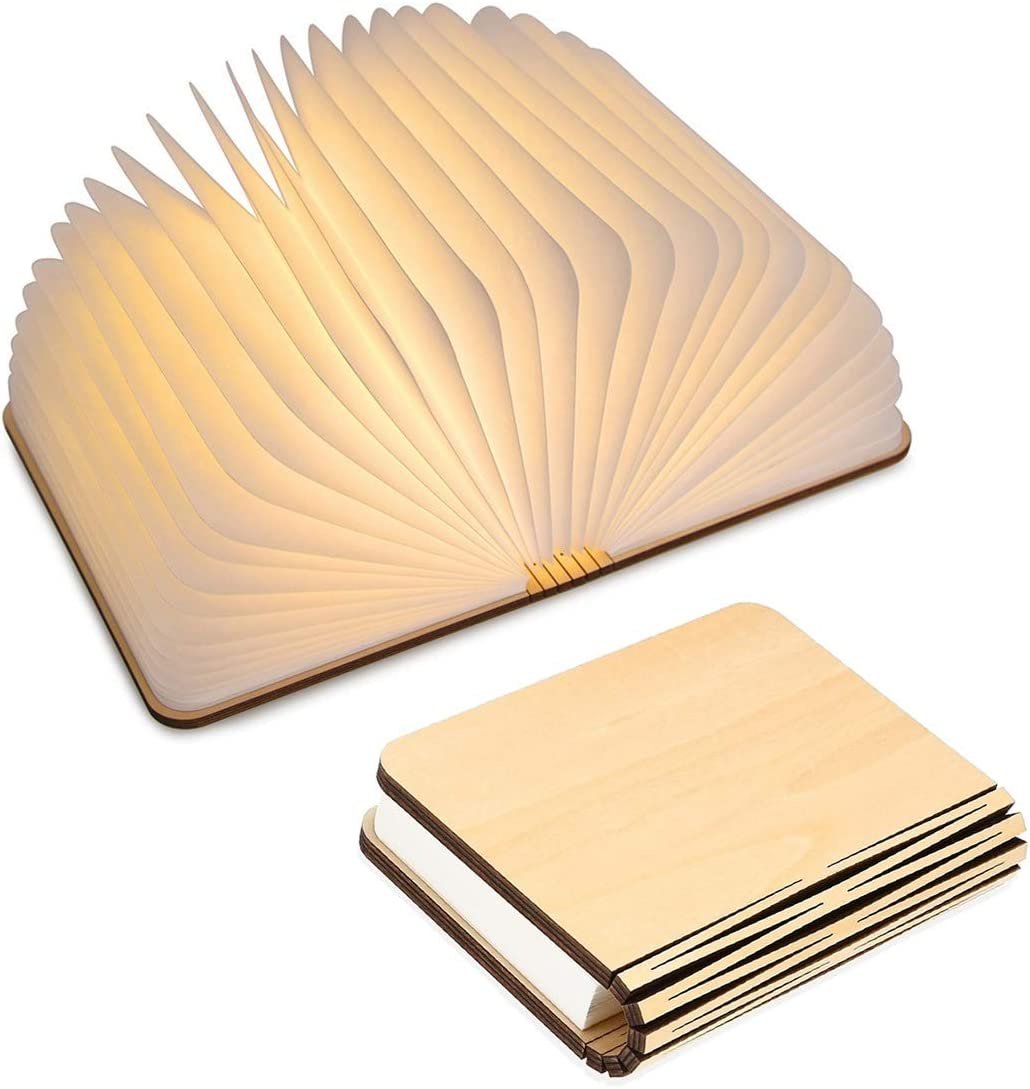 كتاب خشبي قابل للطي مزود بإضاءة وخمسة أوضاع إضاءة - Image 7