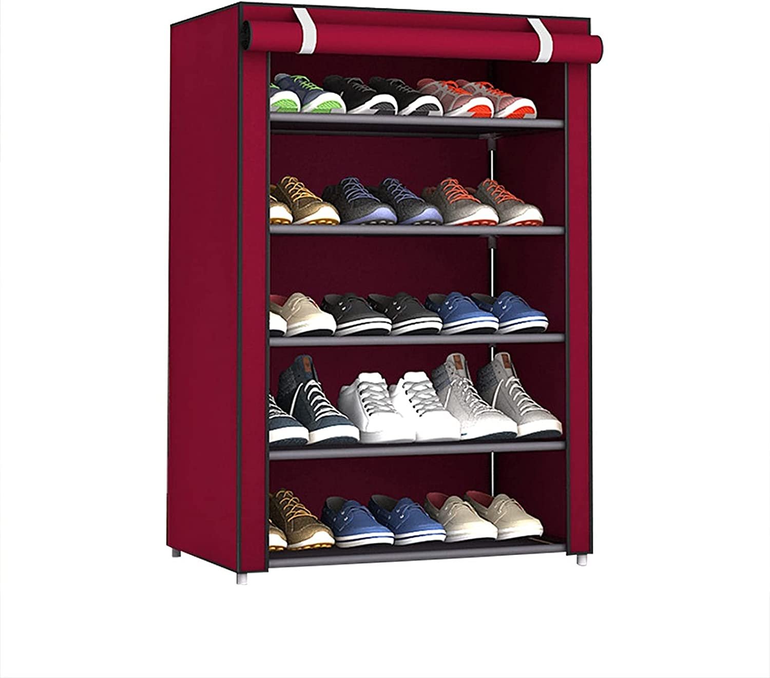 خزانة أحذية من 5 طبقات تتسع ل 15 زوجًا - Image 2