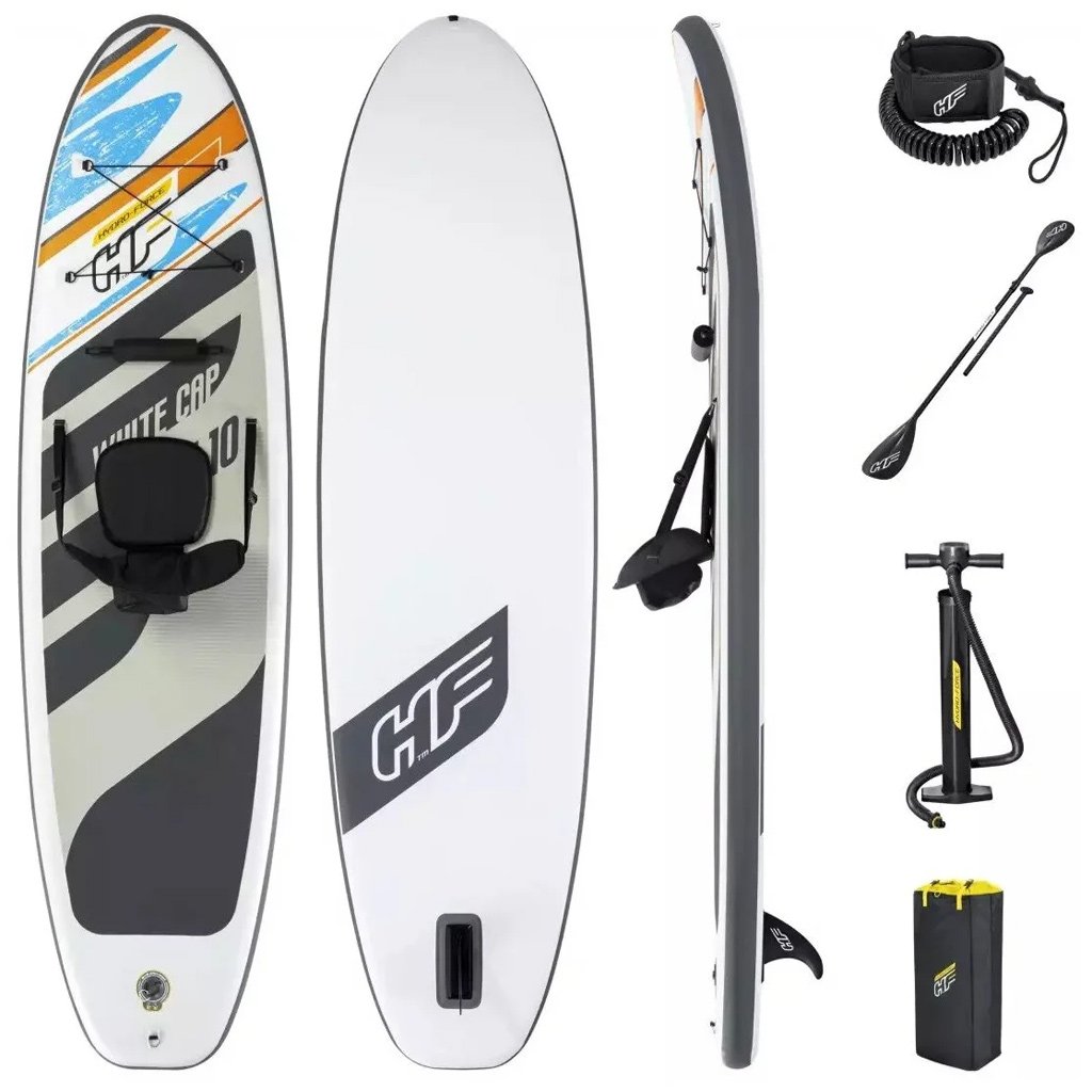 لوح التجديف القابل للنفخ مع مضخة يدوية وحقيبة ظهر - Image 2