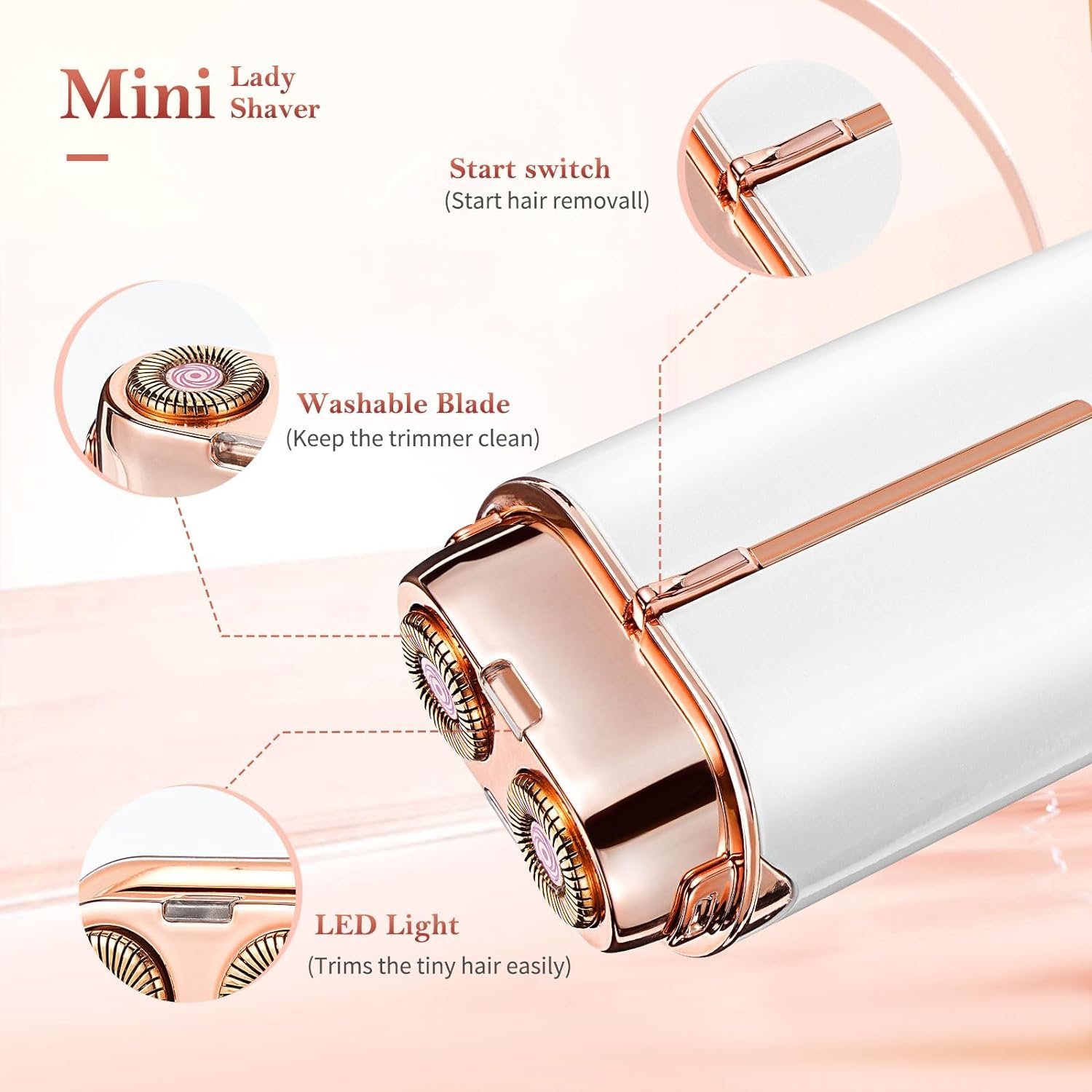 ماكينة حلاقة كهربائية مزدوجة للوجه خالية من العيوب مع - Image 6