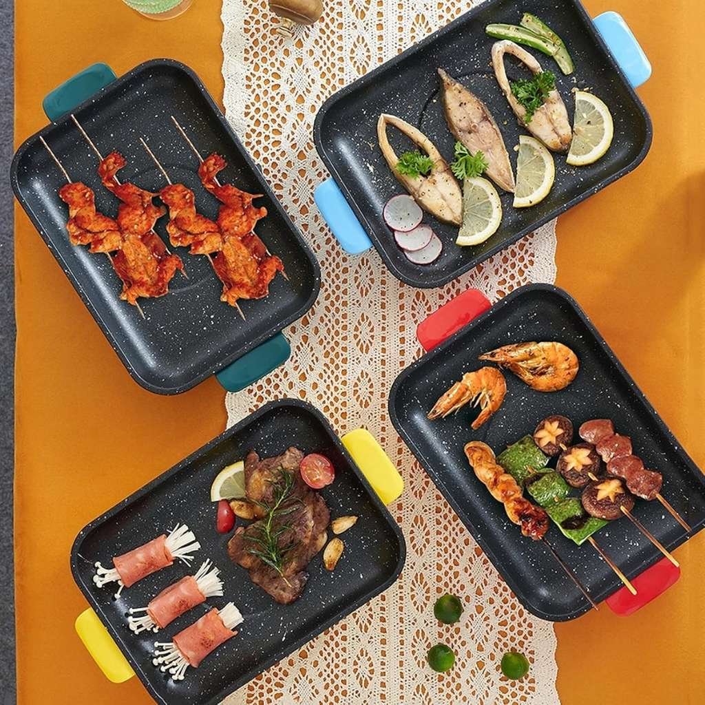 شواية كهربائية داخلية غير لاصقة مقاس 26 سم - Image 7