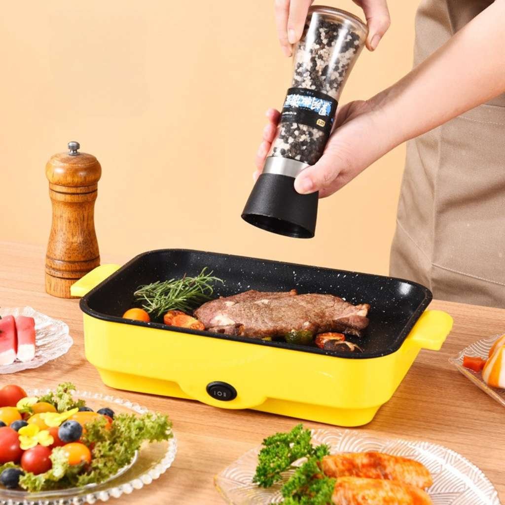 شواية كهربائية داخلية غير لاصقة مقاس 26 سم - Image 2