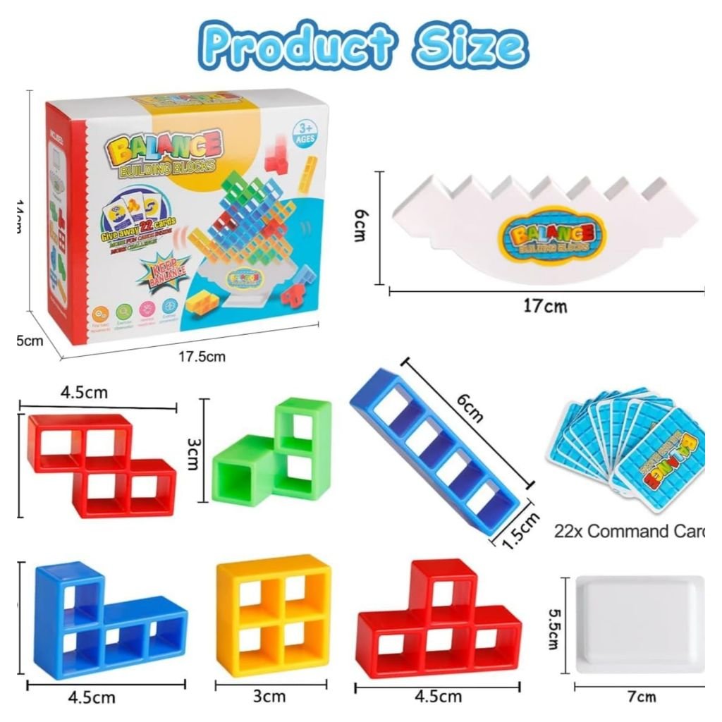 لعبة بناء أبراج تترا المتوازنة - Image 6