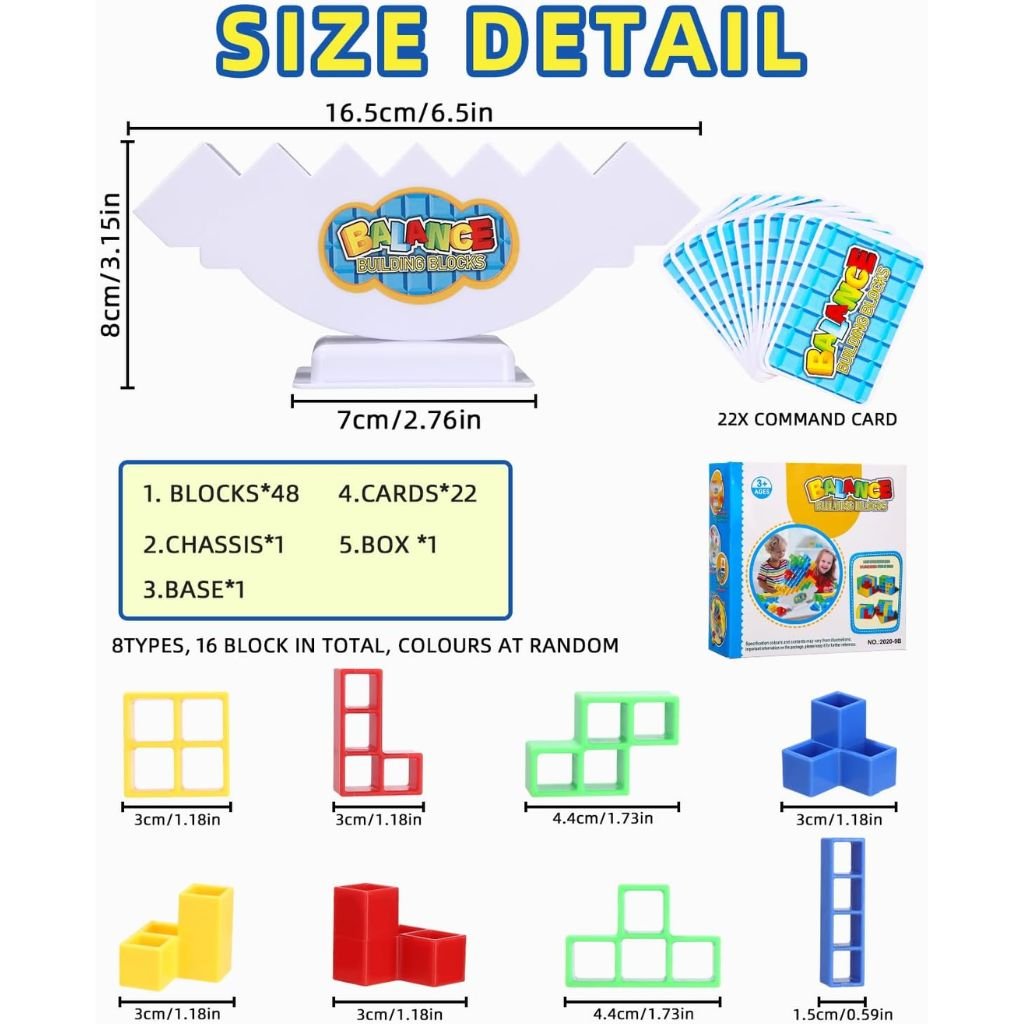 لعبة بناء أبراج تترا المتوازنة - Image 4