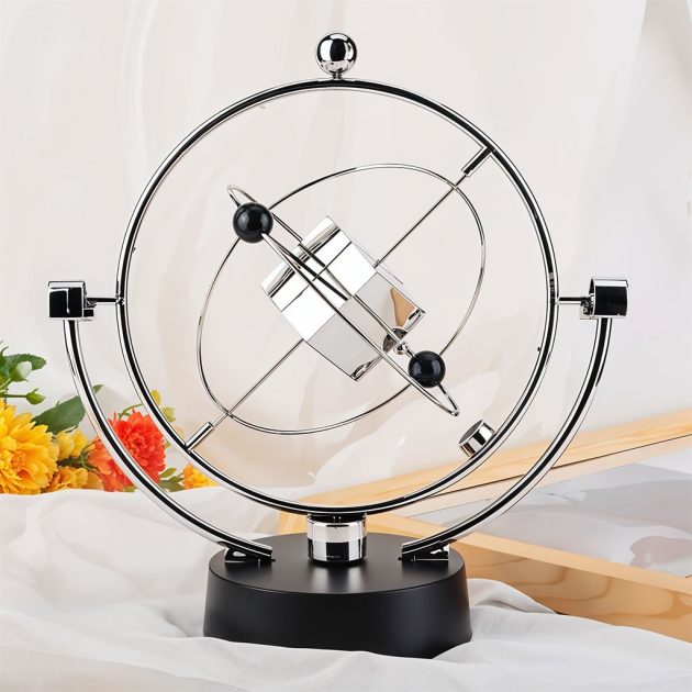 بندول لحركة الأجرام السماوية والأرض. ديكور عصري.