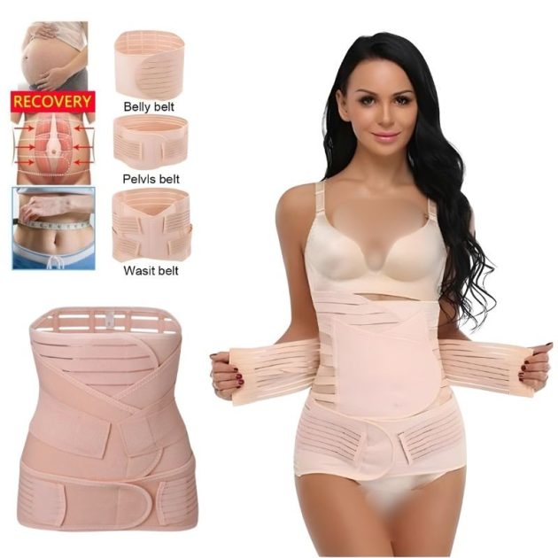 3 قطع من أحزمة التعافي بعد الولادة