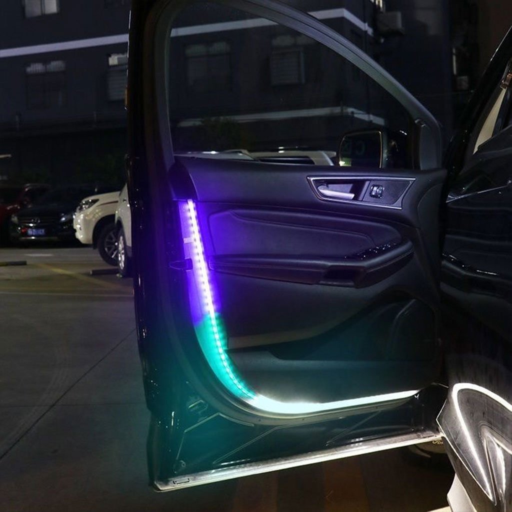 قطعتان من مصابيح التحذيرية لأبواب السيارة المضادة - Image 6