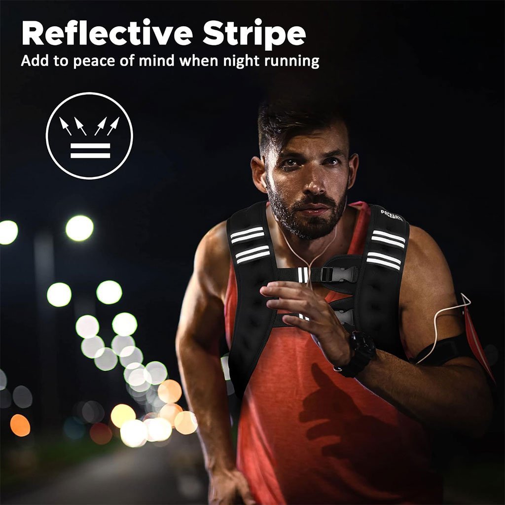 سترة تدريب قابلة للتعديل بوزن 5 كجم مع أحزمة - Image 3