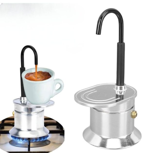 إبريق موكا من سبائك الألومنيوم سعة 50 مل