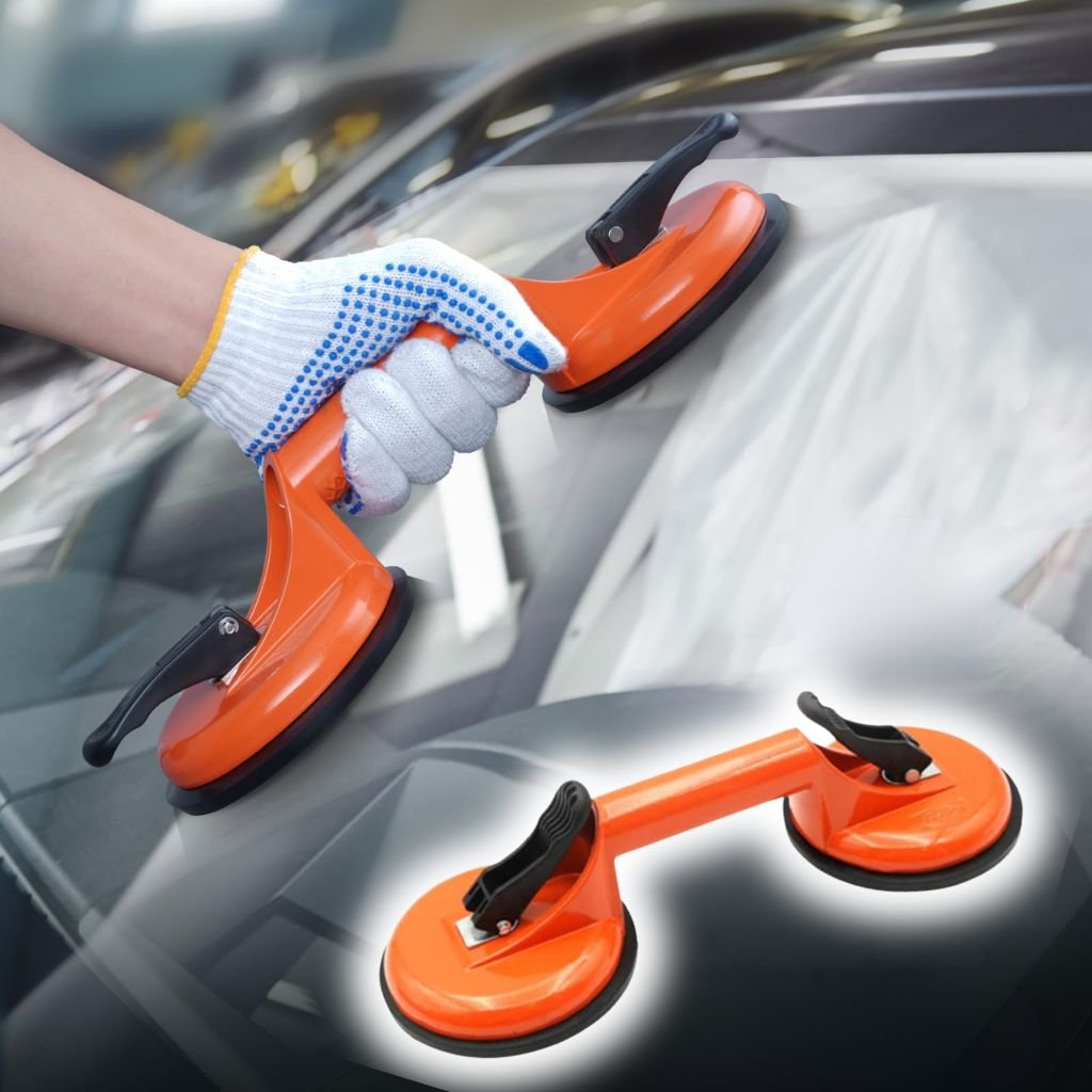 كوب شفط مزدوج المخالب للسيارة والبلاط والزجاج