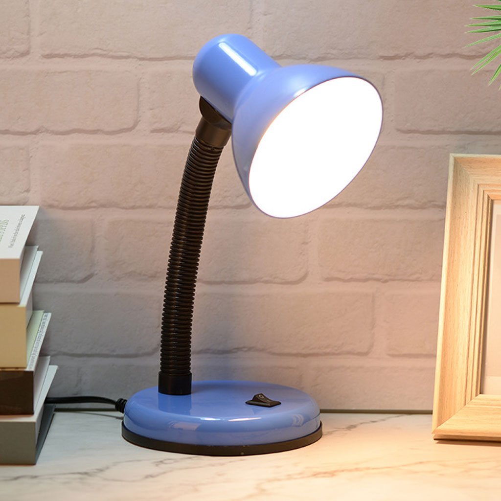 مصباح مكتبي عتيق الاستخدامات مزود بمصباح مرن