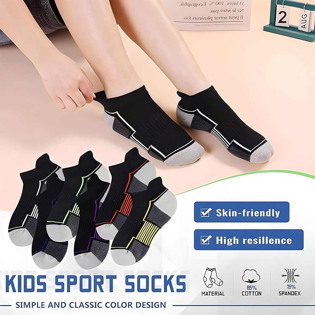 جوارب رياضية برتقالية مانعة للانزلاق للكاحل - Image 3