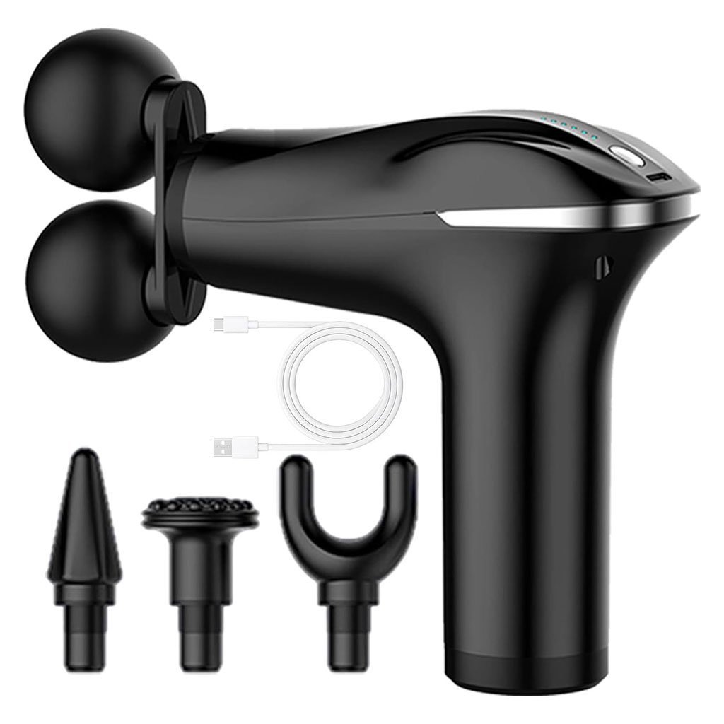 مدلك عضلات كهربائي مزدوج الرأس بست سرعات - Image 5