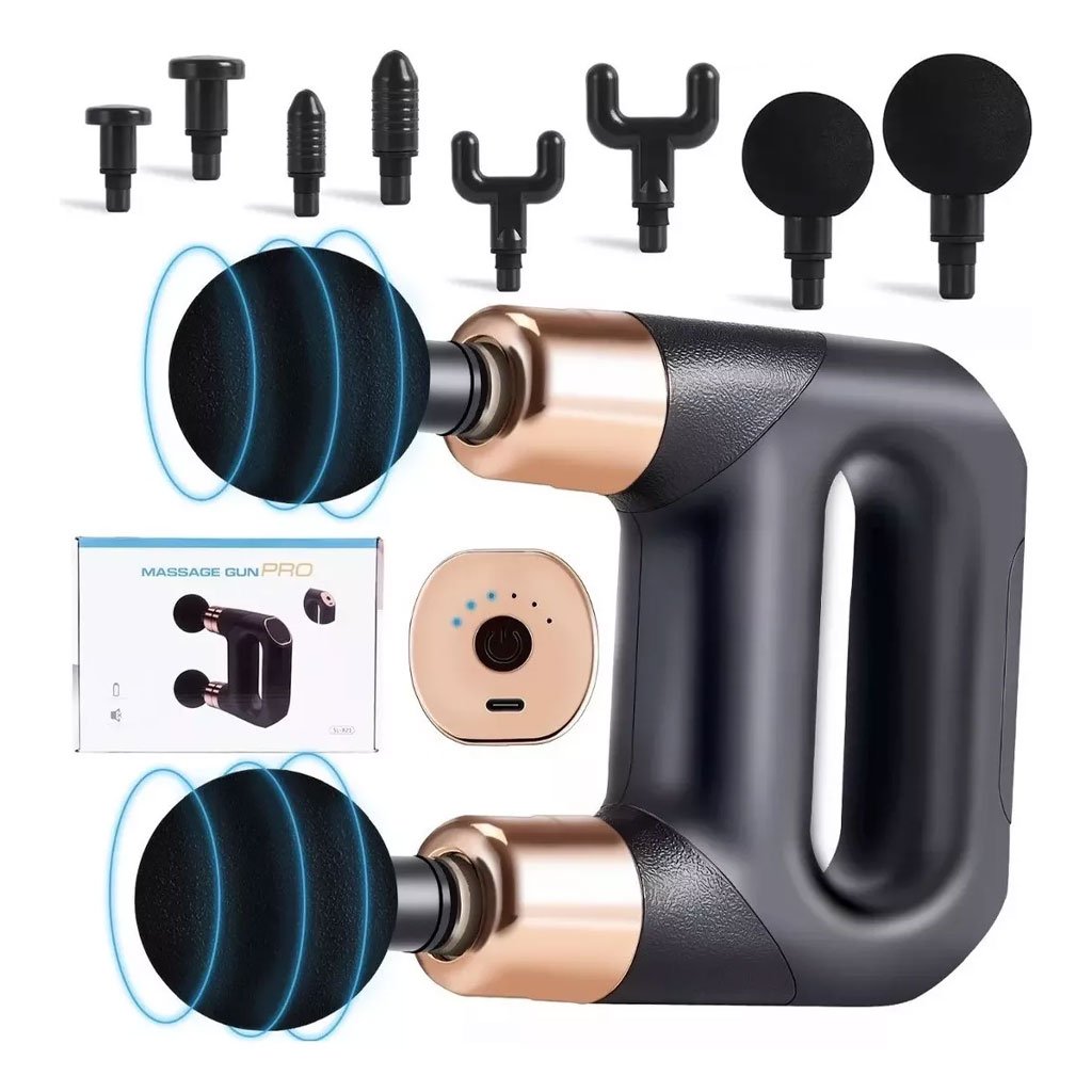 جهاز تدليك كهربائي برأسين مع 6 سرعات قابلة للتعديل