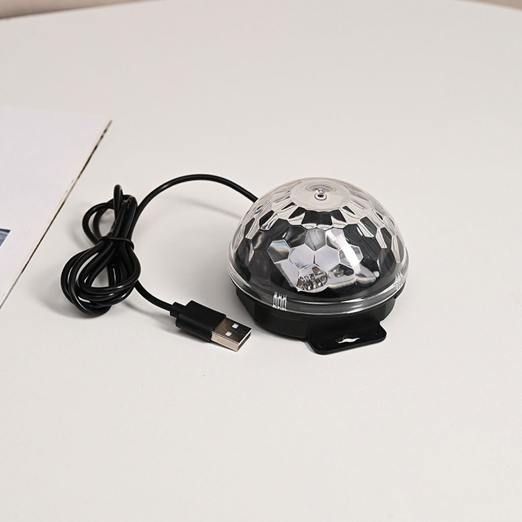 كرة كريستالية مضيئة بستة ألوان ذات تأثير سحري - Image 3