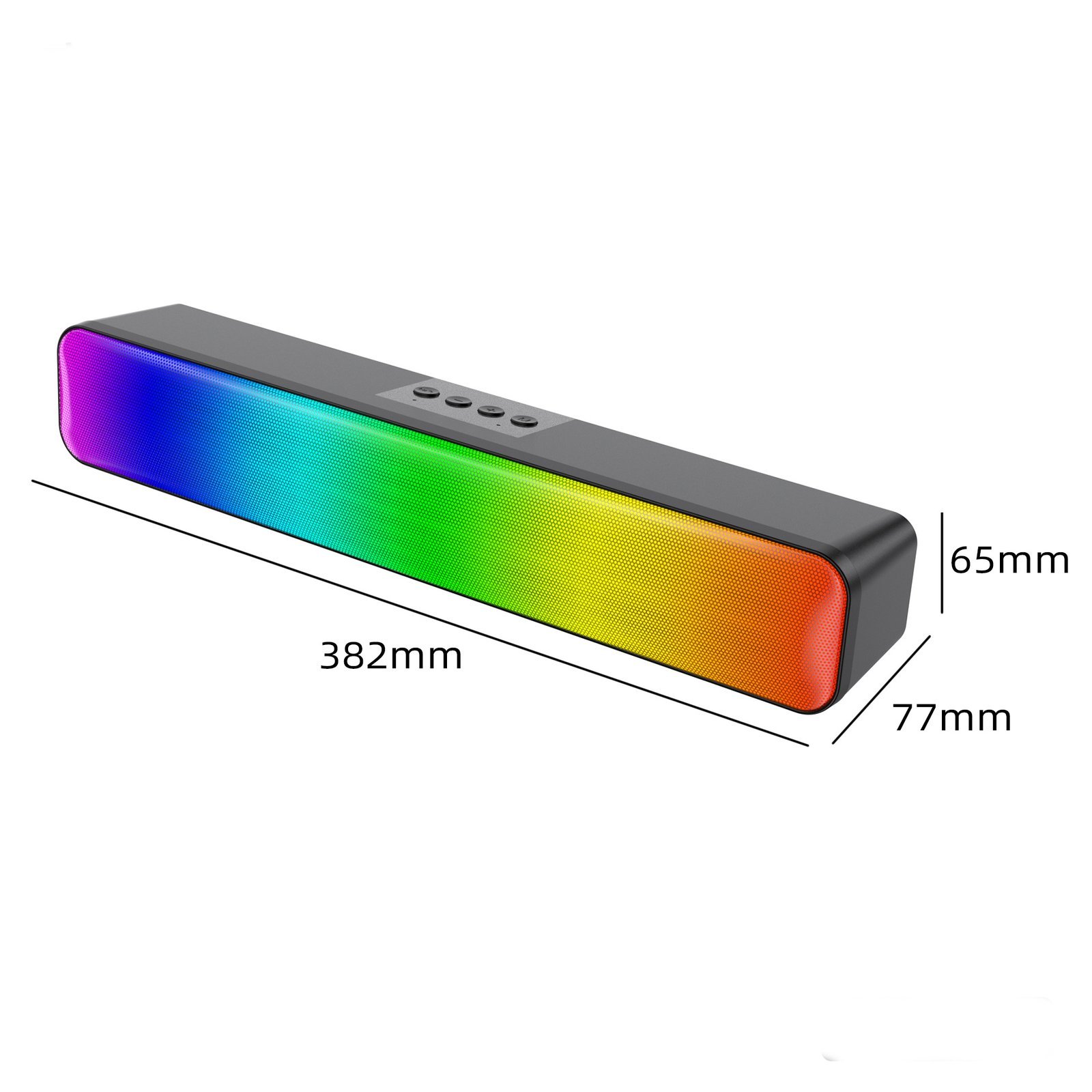 مكبر صوت يعمل بالبطارية بتقنية بلوتوث من طراز بقوة - Image 2