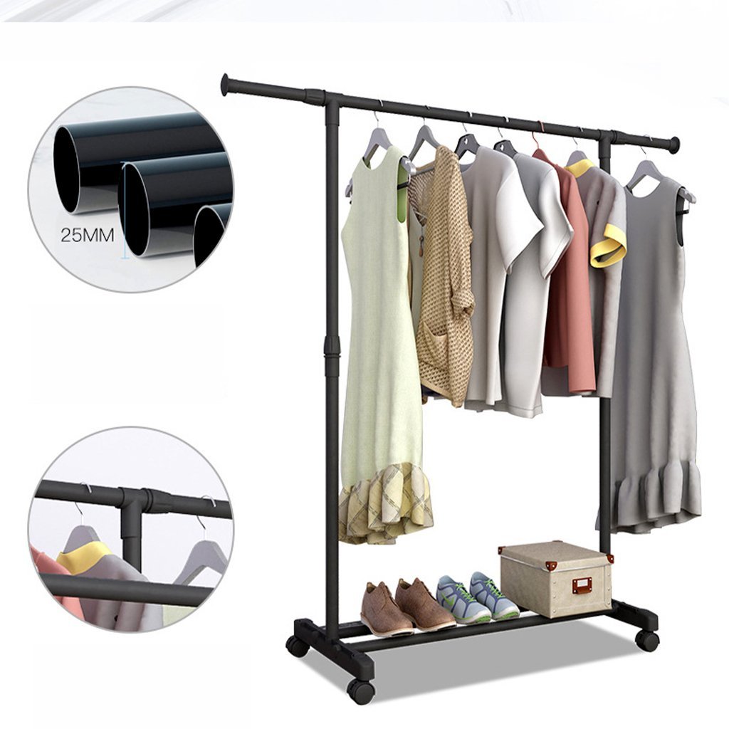 خزانة ملابس متنقلة بقضبان مزدوجة - Image 3