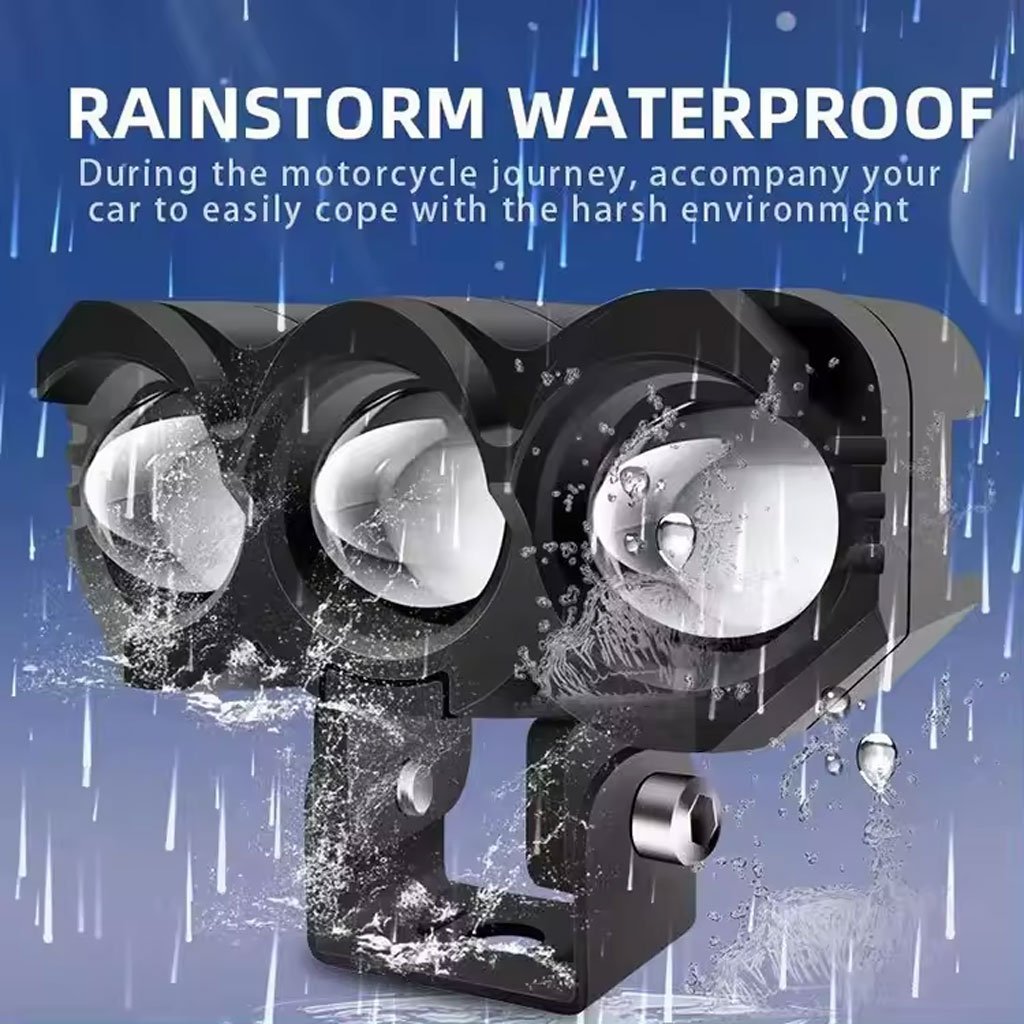 جهاز عرض عالمي بثلاث عدسات للدراجات الهوائية والنارية - Image 4