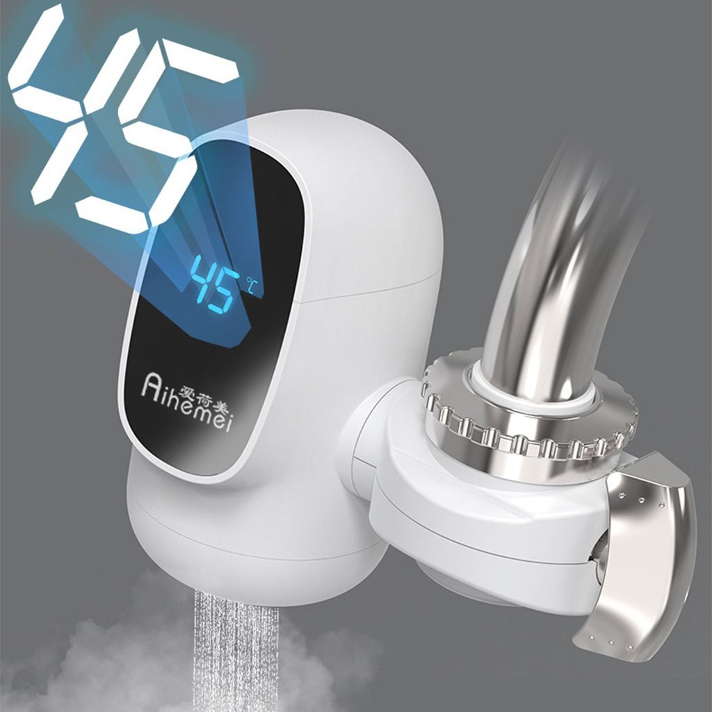 صنبور تسخين كهربائي سريع مزود بشاشة عرض رقمية - Image 4