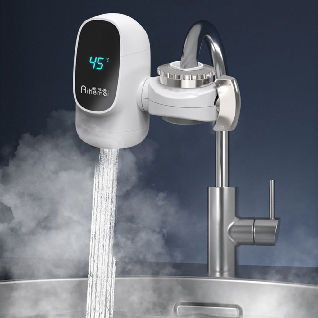 صنبور تسخين كهربائي سريع مزود بشاشة عرض رقمية - Image 3