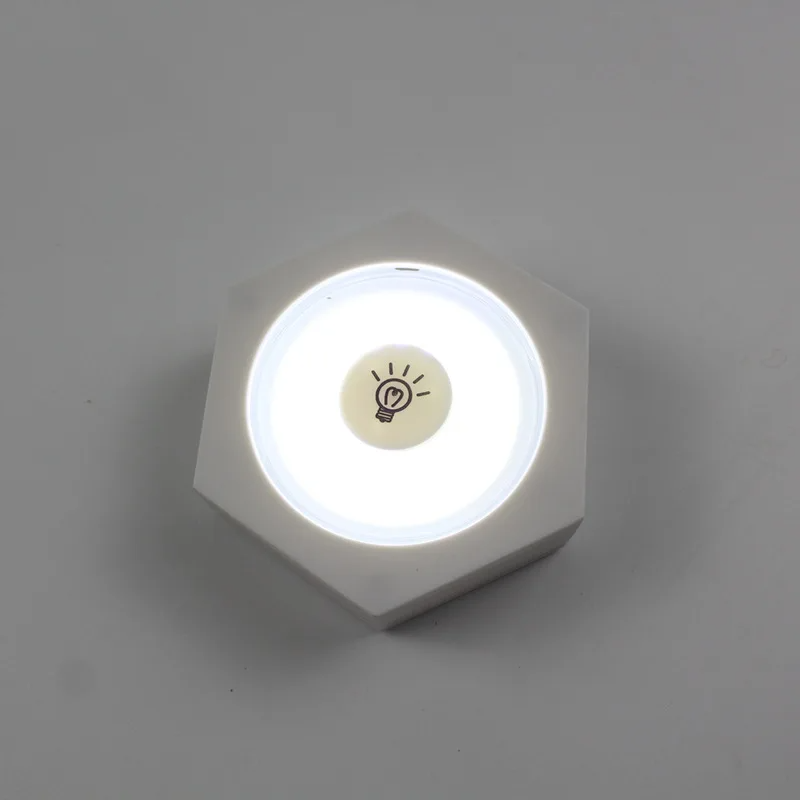 مجموعة من 3 مصابيح سداسية لاسلكية مع جهاز تحكم - Image 2