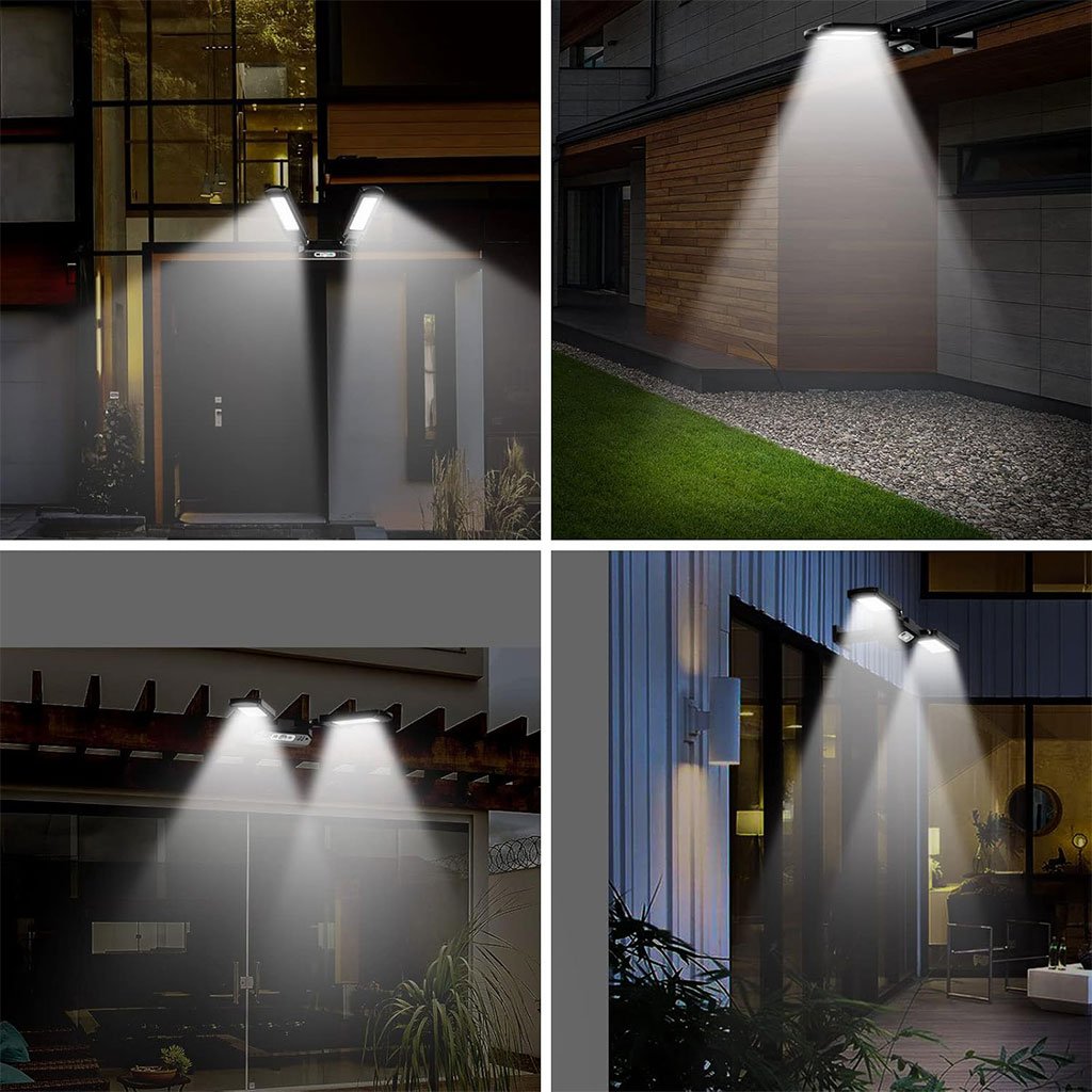 200 مصباح خارجي يعمل بالطاقة الشمسية للشوارع مع جهاز - Image 2