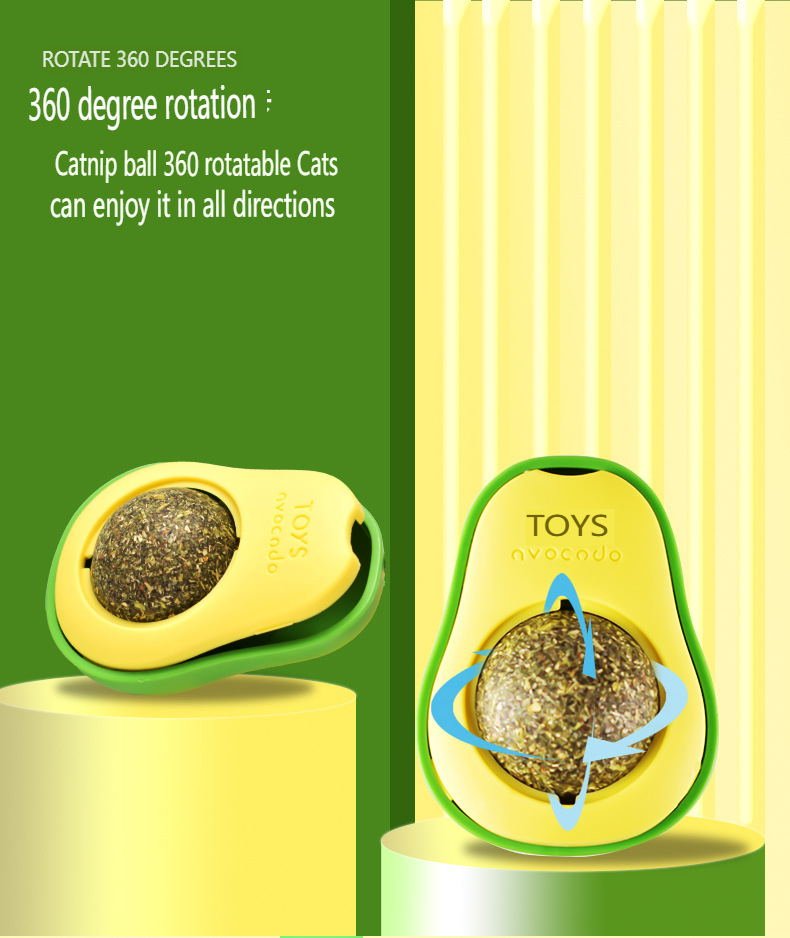 كرة مثبتة على الحائط على شكل أفوكادو ونعناع بري - Image 2