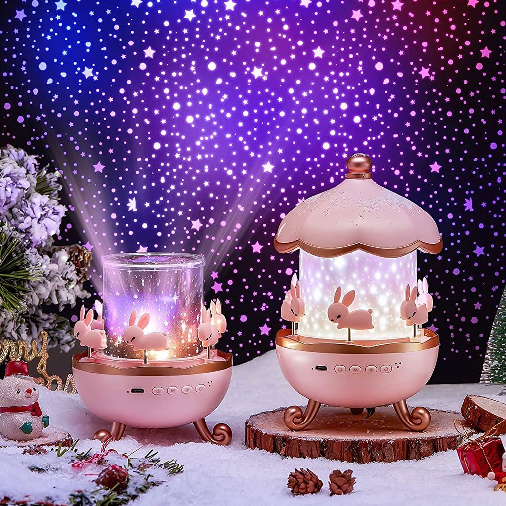 جهاز عرض سماء مرصعة بالنجوم مع أرانب - Image 4