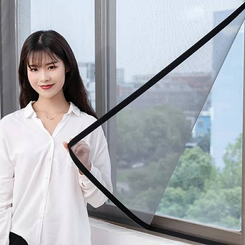 ناموسية نافذة مع مثبتات 1.4 × 1.2 متر - Image 2