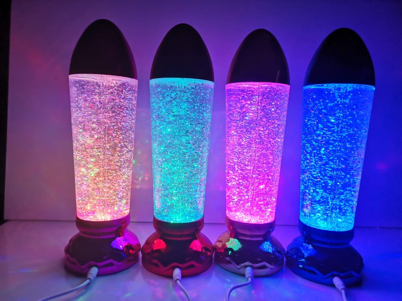 مصباح دوار على شكل ندفة ثلج سحرية - Image 4