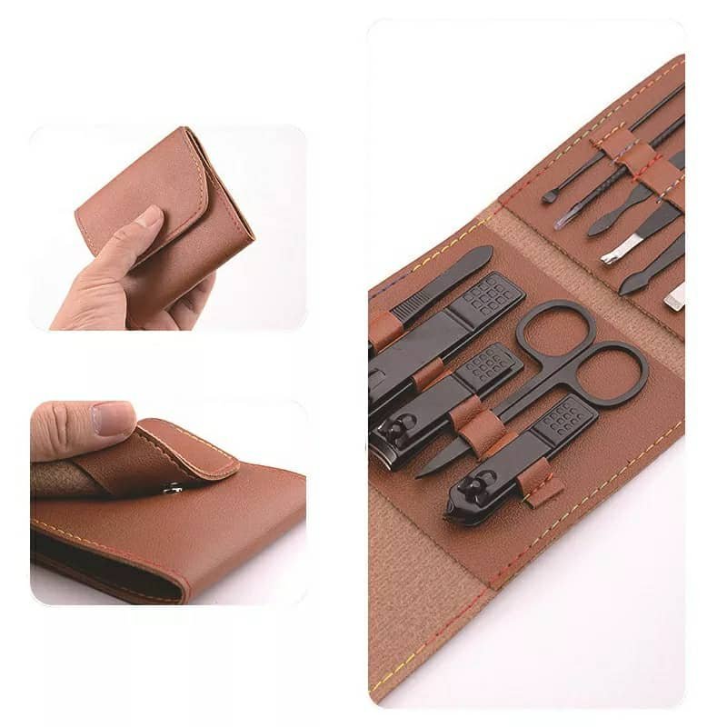 مجموعة من 12 مقص أظافر من الفولاذ المقاوم للصدأ - Image 4