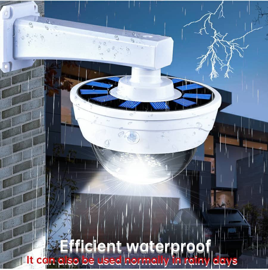 مصباح أمان خارجي يعمل بالطاقة الشمسية مزود بمستشعر حركة - Image 2