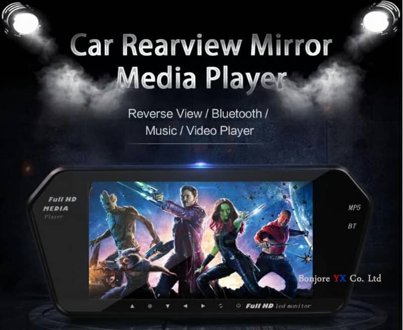 مرآة الرؤية الخلفية مزودة بشاشة مقاس 7 بوصات - Image 3