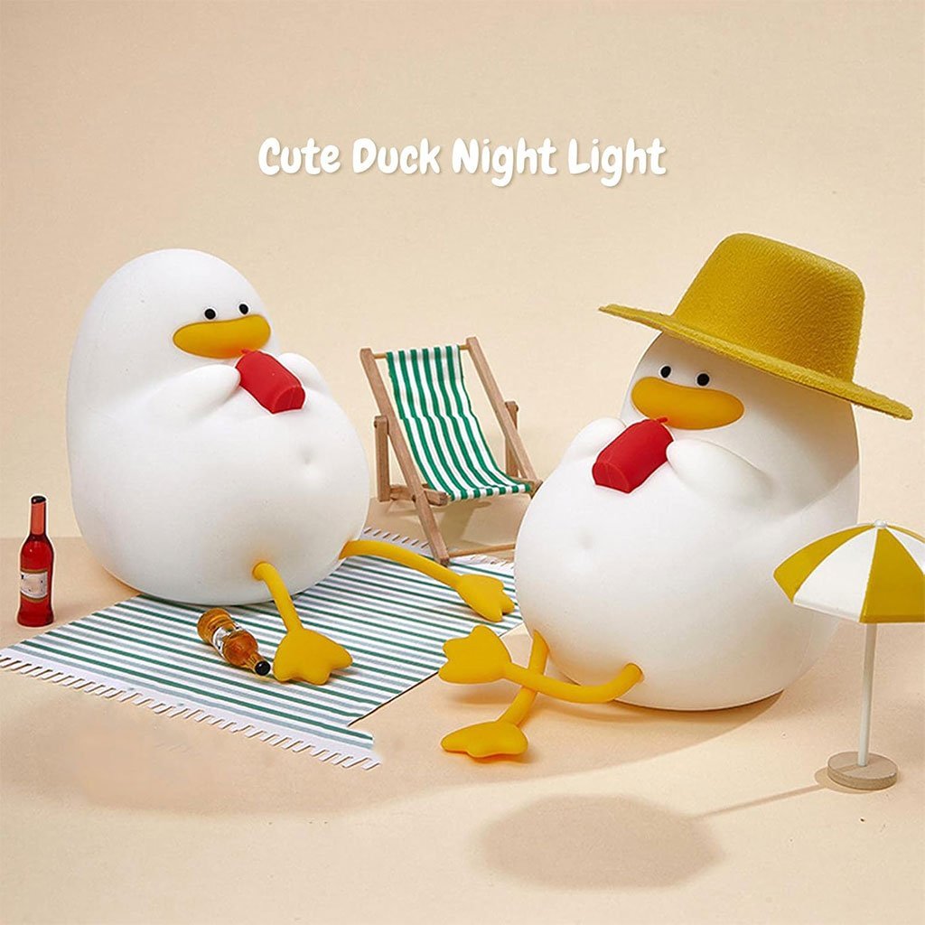 مصباح ليلي قابل لإعادة الشحن على شكل بطة مصنوع - Image 6