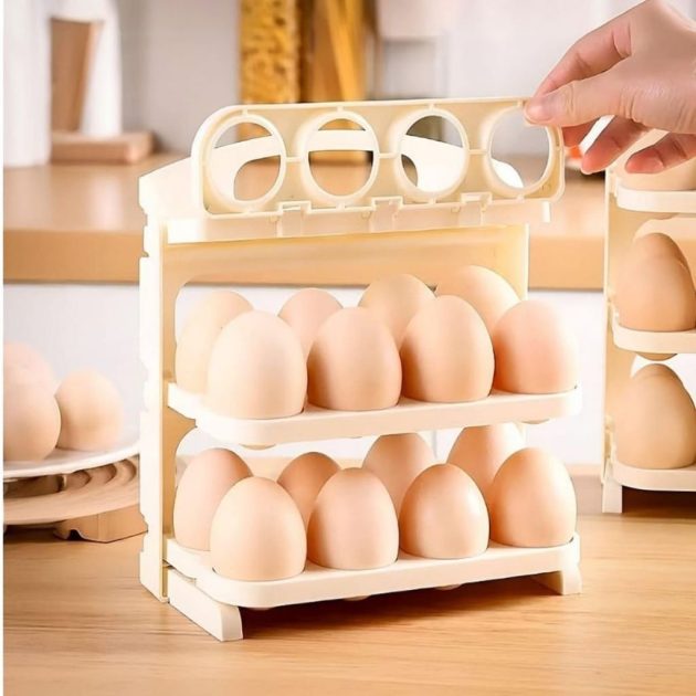 منظم بيض بثلاث طبقات