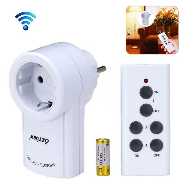 مقبس طاقة ذكي مزود بجهاز تحكم عن بعد لاسلكي