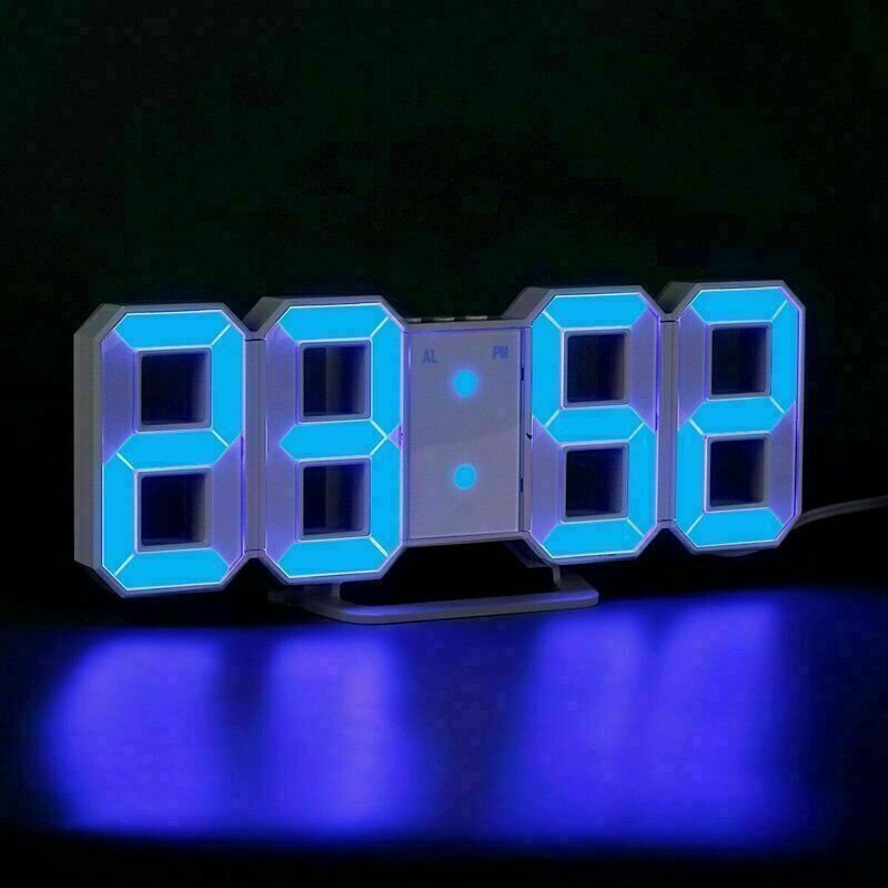 ساعة حائط رقمية ثلاثية الأبعاد بتقنية - Image 7