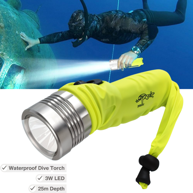 مصباح غوص مقاوم للماء